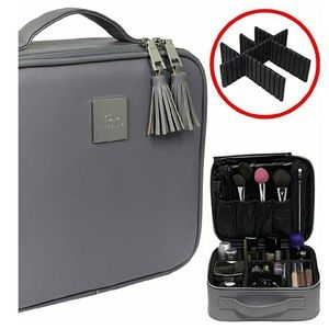 Travel makeup bag PU leather